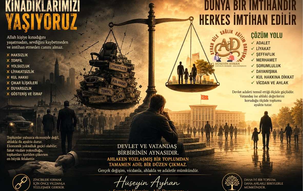 İnsan, kınadığını yaşamadan ölmez